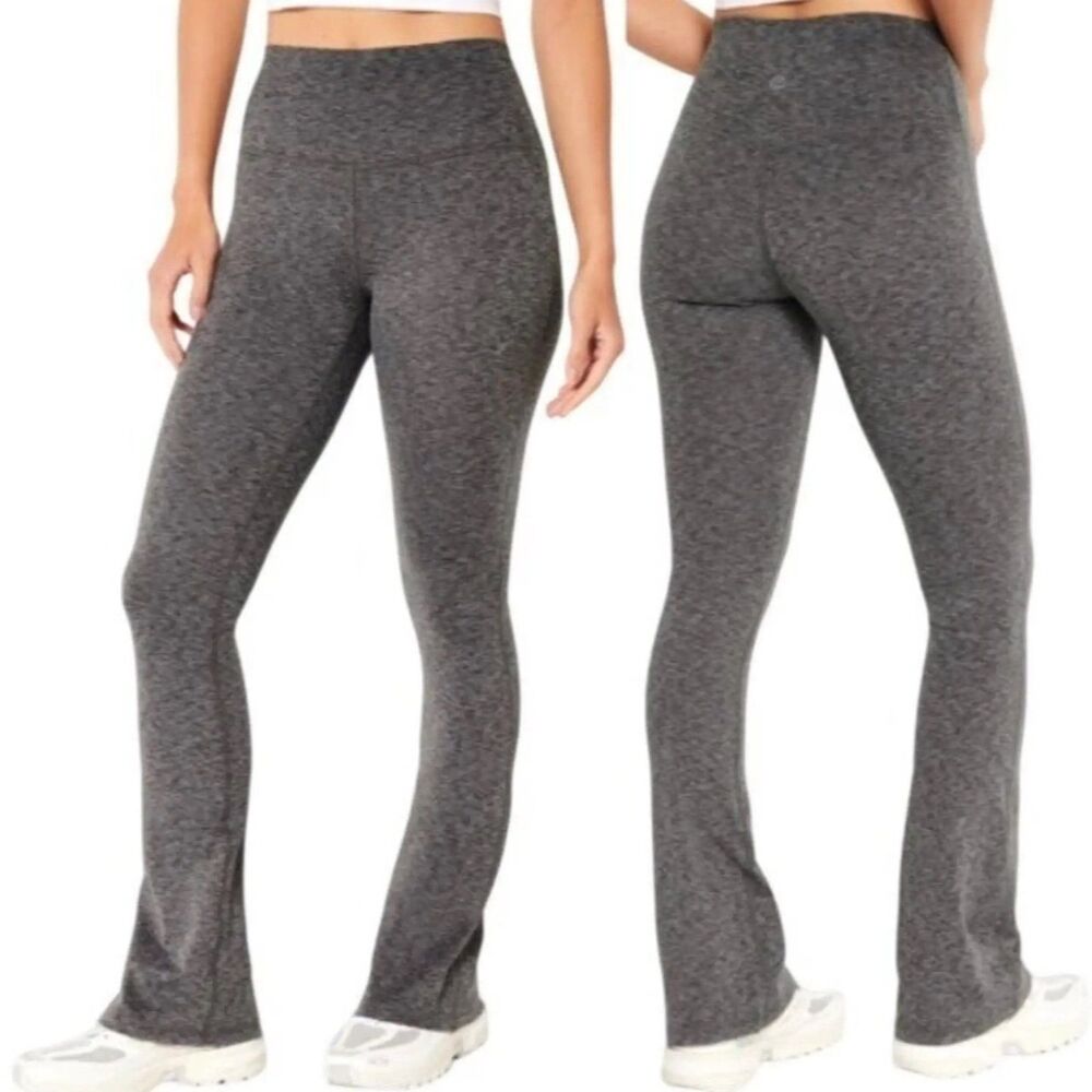 Gilly Hicks Active Recharge Hi-Rise Flare Leggings Grey XXS Yoga Gym Workout